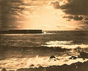 The Great Wave, Sète, 1857, albumen print from two collodion-on-glass negatives, Townshend Bequest 1868. Museum no. 68.004
